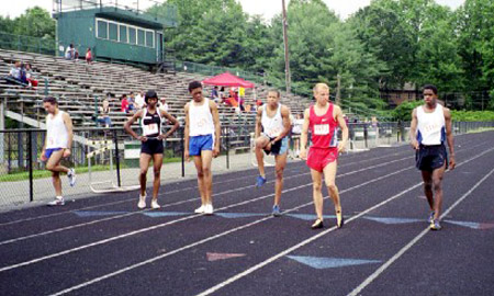 800m start